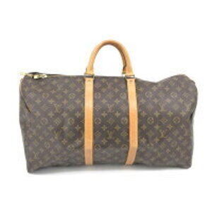 Louis Vuitton travel Brown Monogram bag Keepall